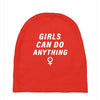 Girls Can Do Anything Baby Beanies