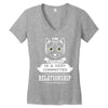 I Am Cat Actually In A Very Commited Relationship Women's V-Neck T-Shirt