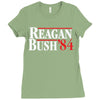 reagan bush '84 Ladies Fitted T-Shirt