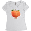 peach t Women's Triblend Scoop T-shirt