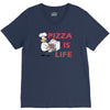 pizza is love pizza is life V-Neck Tee