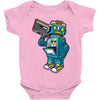 robot kicks Baby Onesie