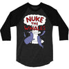 nuke the whales funny 3/4 Sleeve Shirt