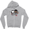 pulp fiction cartoon ideal birthday present or gift Zipper Hoodie