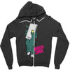 modern zombie Zipper Hoodie
