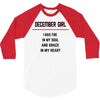 December Girl 3/4 Sleeve Shirt