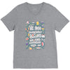 we lose ourselves in books V-Neck Tee