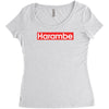 harambe gorilla Women's Triblend Scoop T-shirt