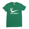 just shoot it Ladies Fitted T-Shirt