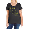 scouter saiyan Ladies Curvy T-Shirt