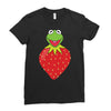 Kermit Strawberry Ladies Fitted T-Shirt
