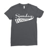 sunday funday (white) Ladies Fitted T-Shirt