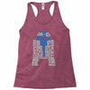 r2d2 typography Racerback Tank