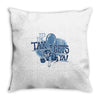 urealms   the tax Throw Pillow