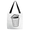 garbage ghost Tote Bags