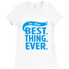 sarcasm is the best thing Ladies Fitted T-Shirt