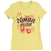 zombie killer Ladies Fitted T-Shirt