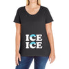 Ice Ice Baby Ladies Curvy T-Shirt