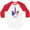 4th of July 3/4 Sleeve Shirt