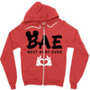 Bae Best Auntie Ever Zipper Hoodie