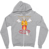 black meowgic Zipper Hoodie