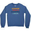 Summer Night Bonfires Beer Crewneck Sweatshirt