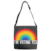 I Am Voting Yes Adjustable Strap Totes
