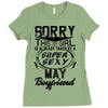 This Girl Is Taken By A Super Sexy May Boyfriend Ladies Fitted T-Shirt