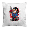 evil cartoon Throw Pillow