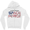 United States Space Force American Flag Zipper Hoodie