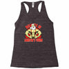 santa's gym Racerback Tank
