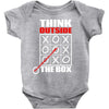 Think Outside The Box Baby Onesie