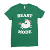 beast mode Ladies Fitted T-Shirt