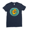 angry goldfish cartoon Ladies Fitted T-Shirt