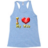 i heart my wife Racerback Tank