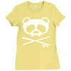 panda vampire skull Ladies Fitted T-Shirt