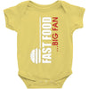 big fan of fast food Baby Bodysuit