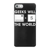 geeks will save the world mac version (2) iPhone 7 Case