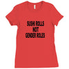 cute gender roles Ladies Fitted T-Shirt
