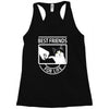 cat best friends for life Racerback Tank
