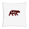 baby christmas bear Throw Pillow