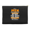 all men are created equal but only the best are born in october Accessory Pouches
