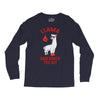 boxing llama Long Sleeve Shirts