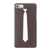 skinny white tie iPhone 7 Case
