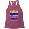 proud dad nurse Racerback Tank