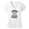 keep an ion it Women's V-Neck T-Shirt