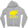 beer t shirt bear plus deer funny tee drinking college humor party shi Zipper Hoodie