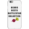 bears beets battlestar galactica iPhone 6/6s Case