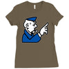 go to jail monopoly Ladies Fitted T-Shirt