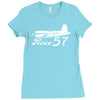 super corsair race 57 reno air racer decal f4u f2g air racing Ladies Fitted T-Shirt